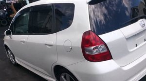 Видео-тест автомобиля Honda Fit ( GD1-1005050, L13A, белый, 2001г)