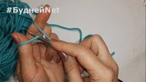 Красивый Классический набор петель   Скользящая петля  Вязание спицами