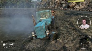 Деревенский ТРАКТОР МТЗ-80 БЕЛАРУС ➤ Мод Для SnowRunner