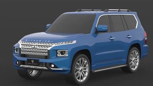 Рендеры нового Mitsubishi Pajero 5 2023