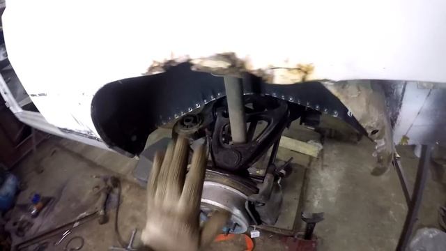 ВАЗ 2113 Полный привод. Задняя независимая подвеска, подрамник от Mark 2 4WD Часть 1.