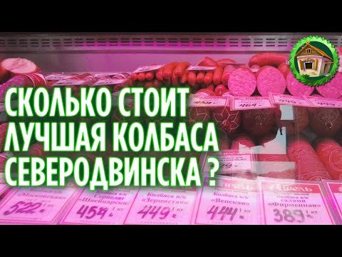 Февральская прогулка по Северодвинску. Цены на мясо и колбасу в Северодвинске. 202 серия