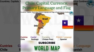 Chile: Capital, Currency, Primary Language and Flag