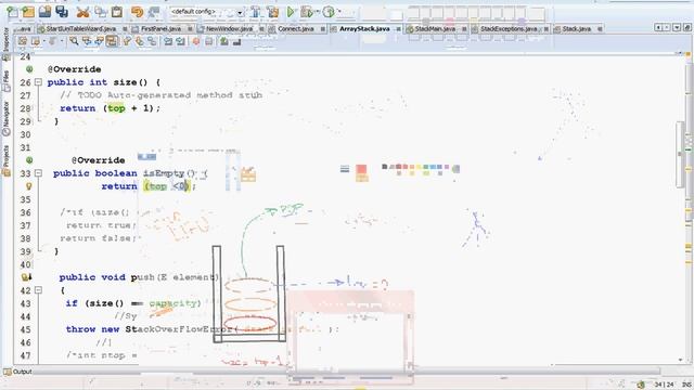 Tut 018 - Stack with Array in Java Cont'd смотреть онлайн