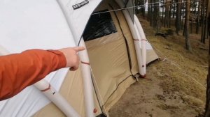 Испытание палатки quechua air seconds 4.2 fresh&black в экстримальных условиях‼️??
