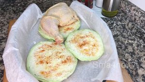 Стейки из капусты с курочкой. Вот именно так, вы точно ещё не готовили!