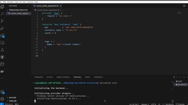 How to use terraform count meta argument | Terraform Count Meta Argument