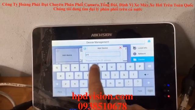 Hướng Dẫn Add Camera Vào Bộ Chuông Cửa Màn Hình Hik-VDM5000-WT смотреть онлайн