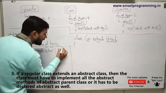 Abstraction in Java || what is abstract class and abstract methods in Java (Hindi)
