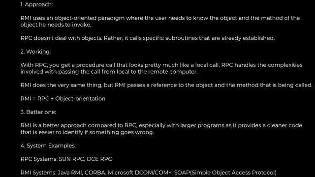 Java :What is the difference between Java RMI and RPC?(5solution) смотреть онлайн