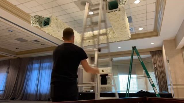 Floral ceiling installation смотреть онлайн