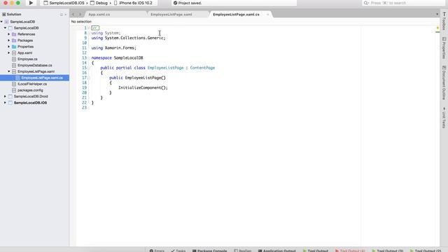 Working with Local Db (SQLite) in Xamarin Forms смотреть онлайн