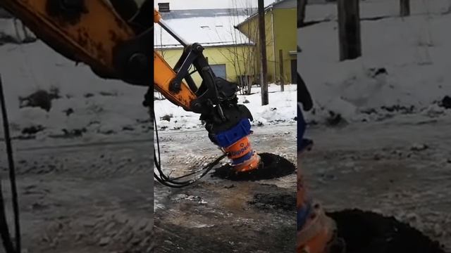 Барабанная дробилка для асфальта Dipperfox SC600 на JCB с потоком 200 литров в мин!
