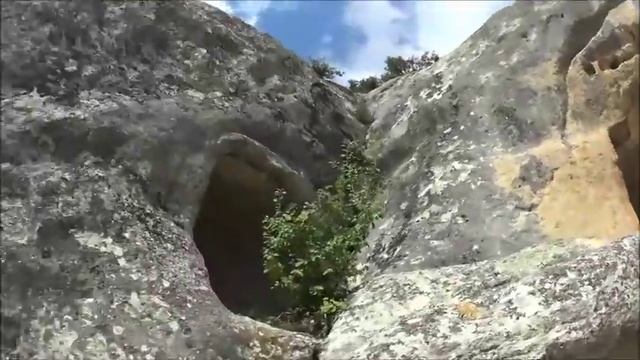 Крым 2015 Пещерный монастырь Челтер Мармара, Эски Кермен