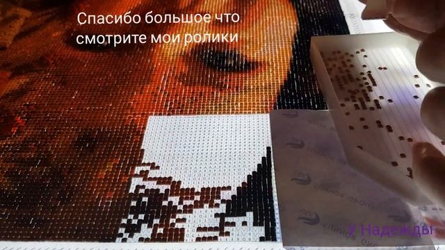 412/Алмазная мозаика/Портрет/ смотреть онлайн
