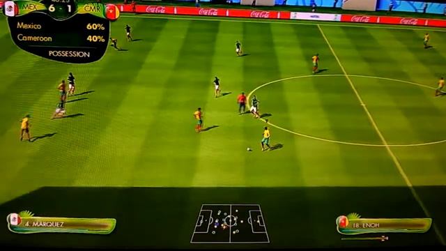 Zagrajmy w 2014 Fifa World Cup Brazil PS3 2 Grupa A : Meksyk -  Kamerun