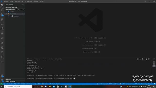 62 Archivo para instalar librerias de un proyecto a otro con Python смотреть онлайн