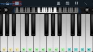 ,,Плыла качалась лодочка по Яузе реке"из к/ф,, Верные друзья" Perfect Piano tutorial на пианино одн
