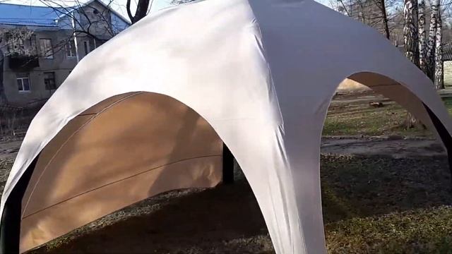 Пневмо шатер ( надувной) 4х4 со стеной novatent смотреть онлайн