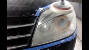 Geely MK - полировка фары.