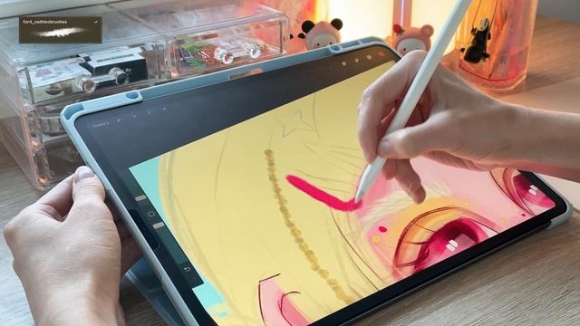 ASMR рисование на IPad