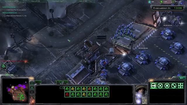 Starcraft 2 Campaign Brutal - Mission 3 Zero Hour Part 1 смотреть онлайн