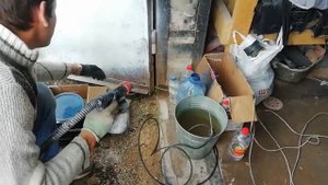 ЭТО ЖЕСТЬ!!Подготовка и покраска электрокраскопультом ваз 2107 за малые деньги (база + лак) ЭКОНОМ.