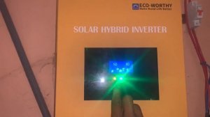 Solar Hybrid Inverter system ECO-WORTHY, 48V DC 3.5 kilowatts