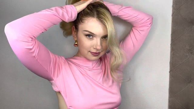 QUICK & EASY 90's PONYTAIL TUTORIAL ? TRENDY HAIRSTYLE \ ТРЕНДОВЫЙ ВЫСОКИЙ ХВОСТ В СТИЛЕ 90-х
