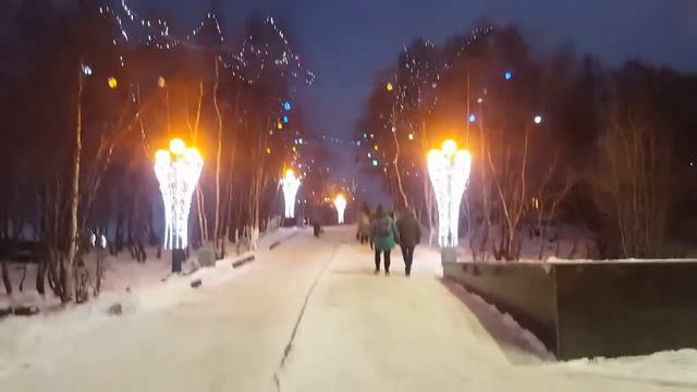 Первый день Полярной ночи.Мурманск.