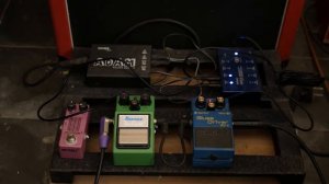 Boss blues driver ibanez tsa5 epiphone lespaul dimarzio paf pro test