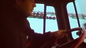 1988 год. Ямало-Ненецкий округ. Надым. Трубовозы.