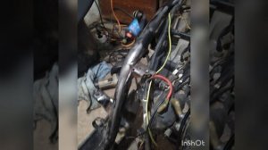 Покраска рамы на скутере Ямаха Джог са 16