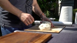 Запеченный сыр БРИ и КАМАМБЕР. Сыр в слоеном тесте на гриле