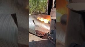 Горение полиэтилен РДФ