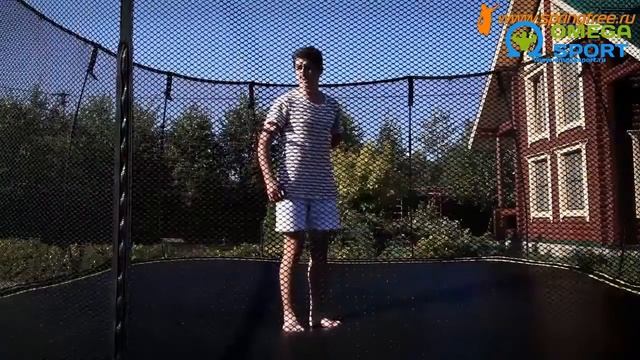 Обзор. Обучение прыжкам на батуте - базовые элементы - часть 2 смотреть онлайн