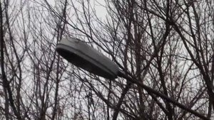 РКУ-01 с лампой ДРЛ и кронштейном дорожного знака с подсветкой.