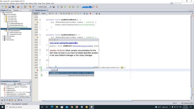 Java Swing - Navigation Bar change Background Color смотреть онлайн