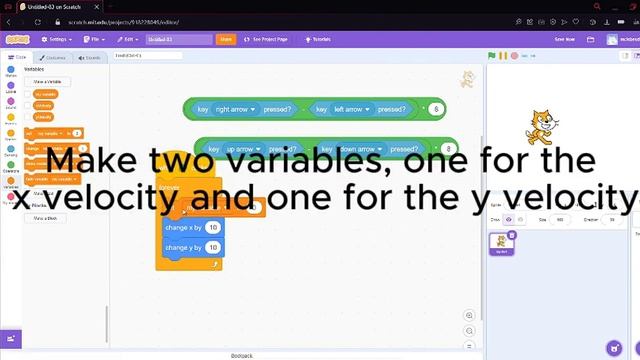 How To Make A SMOOTH MOVEMENT System In SCRATCH