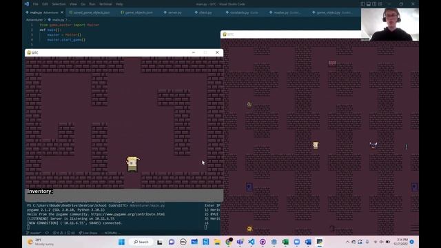 GITC(pygame multiplayer dungeon crawler)! смотреть онлайн