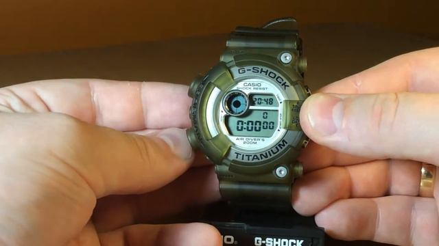 Обзор и настройка часов Casio G-Shock Frogman DW-8200 [1294]