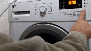 Сброс ошибок , вход в тестовый режим стиральной машины BEKO Беко.