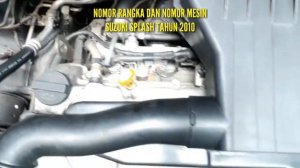 LETAK NOMOR MESIN RANGKA SUZUKI SPLASH | VIN number