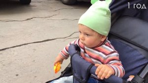 Как малыш разговаривает в 1 год. How a baby talks at 1 year old.