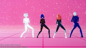 【MMD Miraculous】Bla Bla Bla (Akumatized Heroes and Hawk Moth)【60fps】