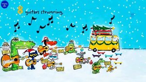 Pete the Cat 12 Groovy Days of Christmas | Sing Along Animated Stories ( Kids Books Read Aloud )