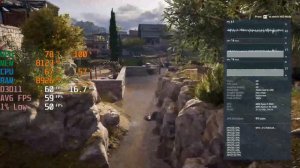 Assassin's Creed Odyssey - Ryzen 5 5500 + RX 7600 - 1440p Max Settings - Benchmark Fps Test