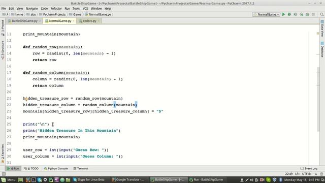 Create Simple console game by python смотреть онлайн