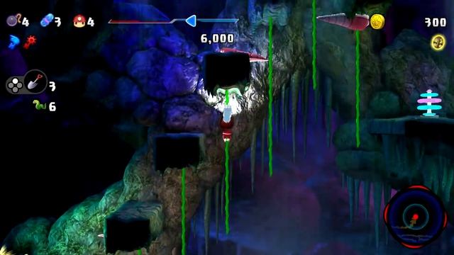 Spelunker Party! - Gameplay - 2-D, Up the Waterfall смотреть онлайн