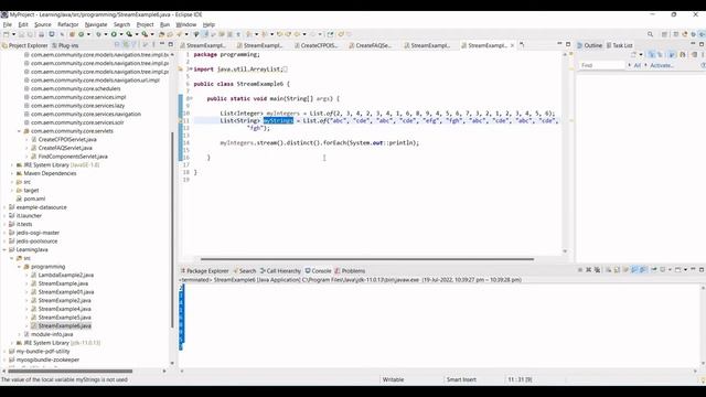 7. Java Stream - How to use distinct and sorted function in Stream смотреть онлайн